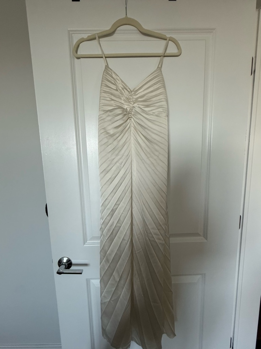White Silk Dress - Abercrombie & Fitch